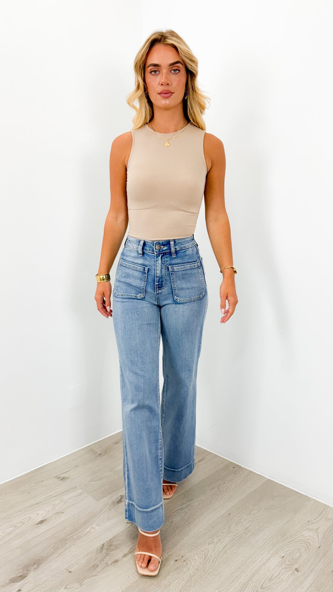 FITZROY JEAN - MEDIUM BLUE