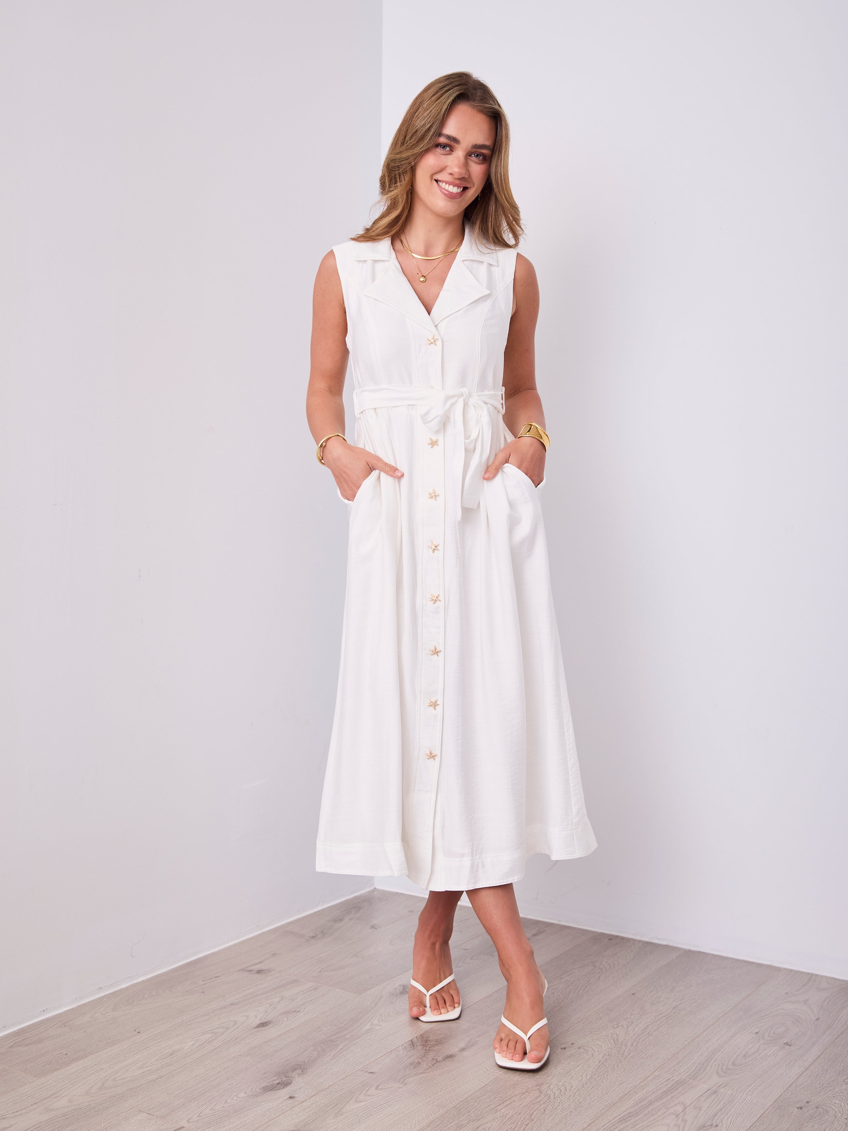 SORELLE DRESS - WHITE