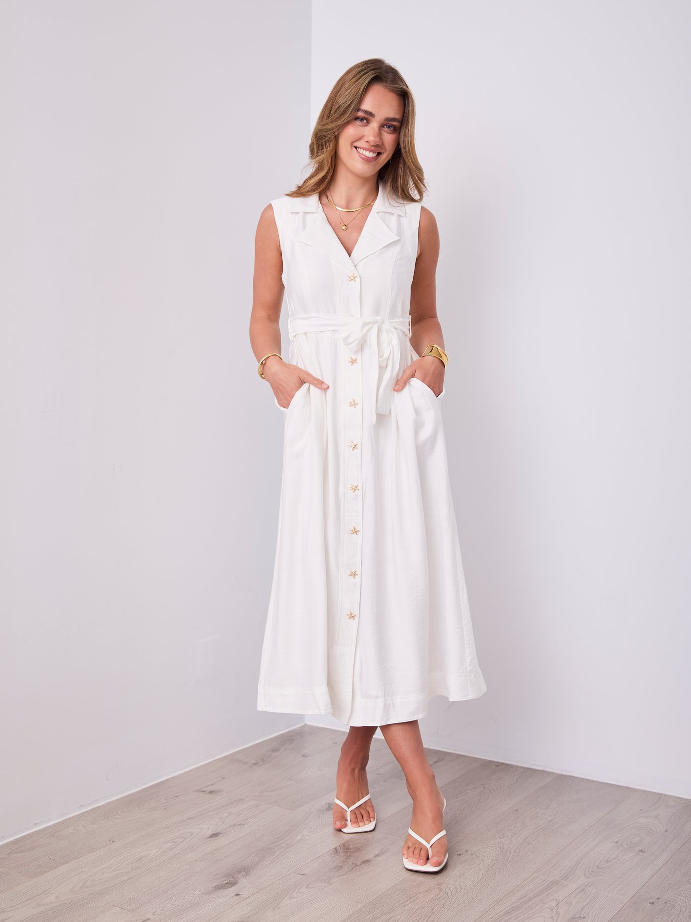 SORELLE DRESS - WHITE