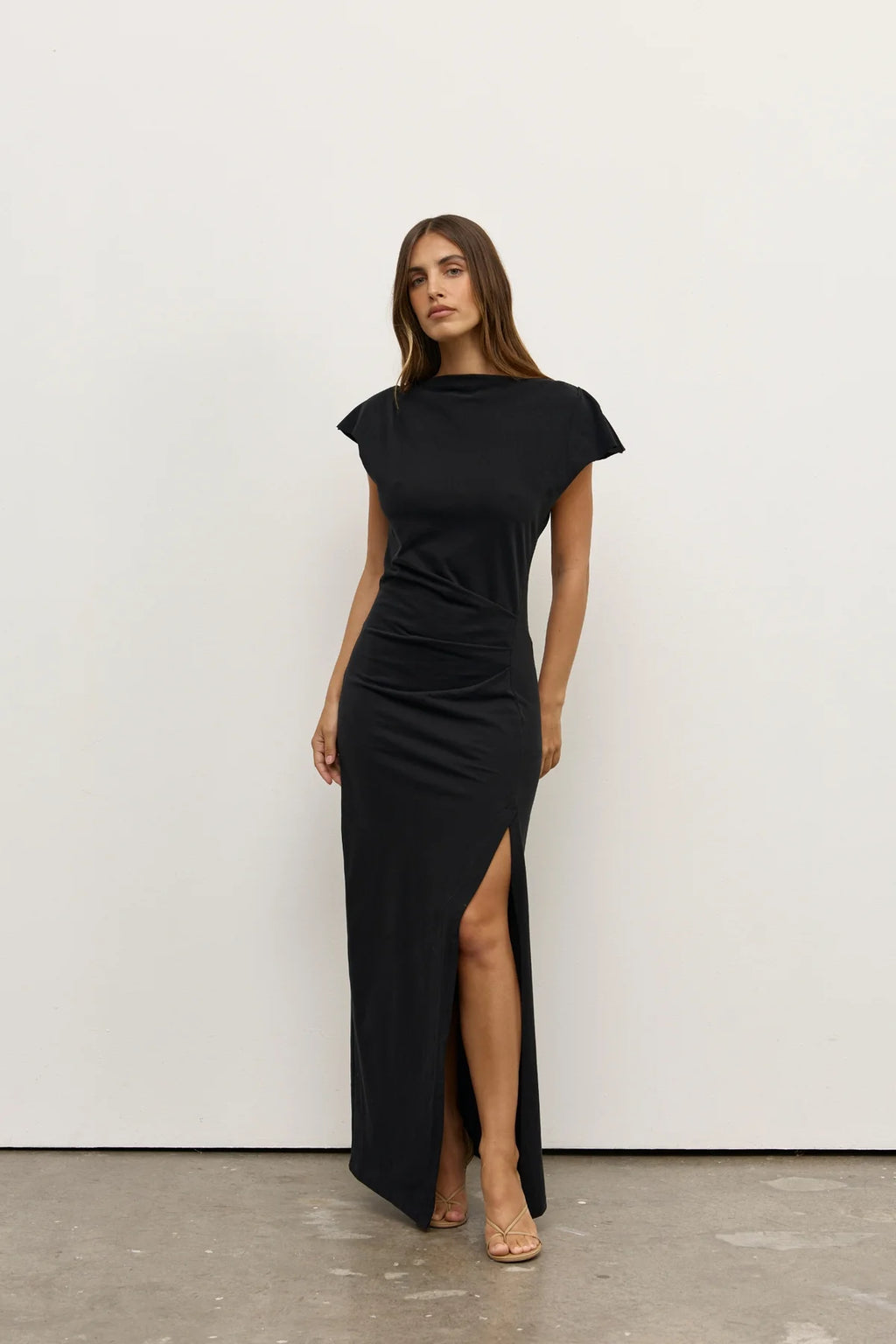 'BAYSE' ELIANA MAXI DRESS - BLACK