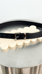 HALF SQUARE BASIC BELT - SILVER
