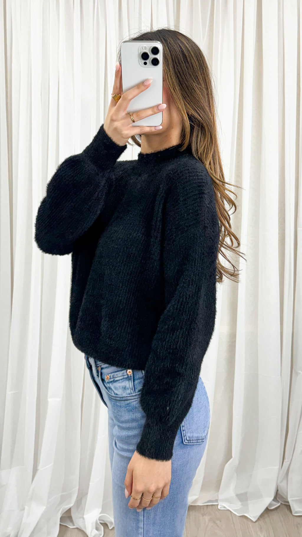 SERENA KNIT - BLACK