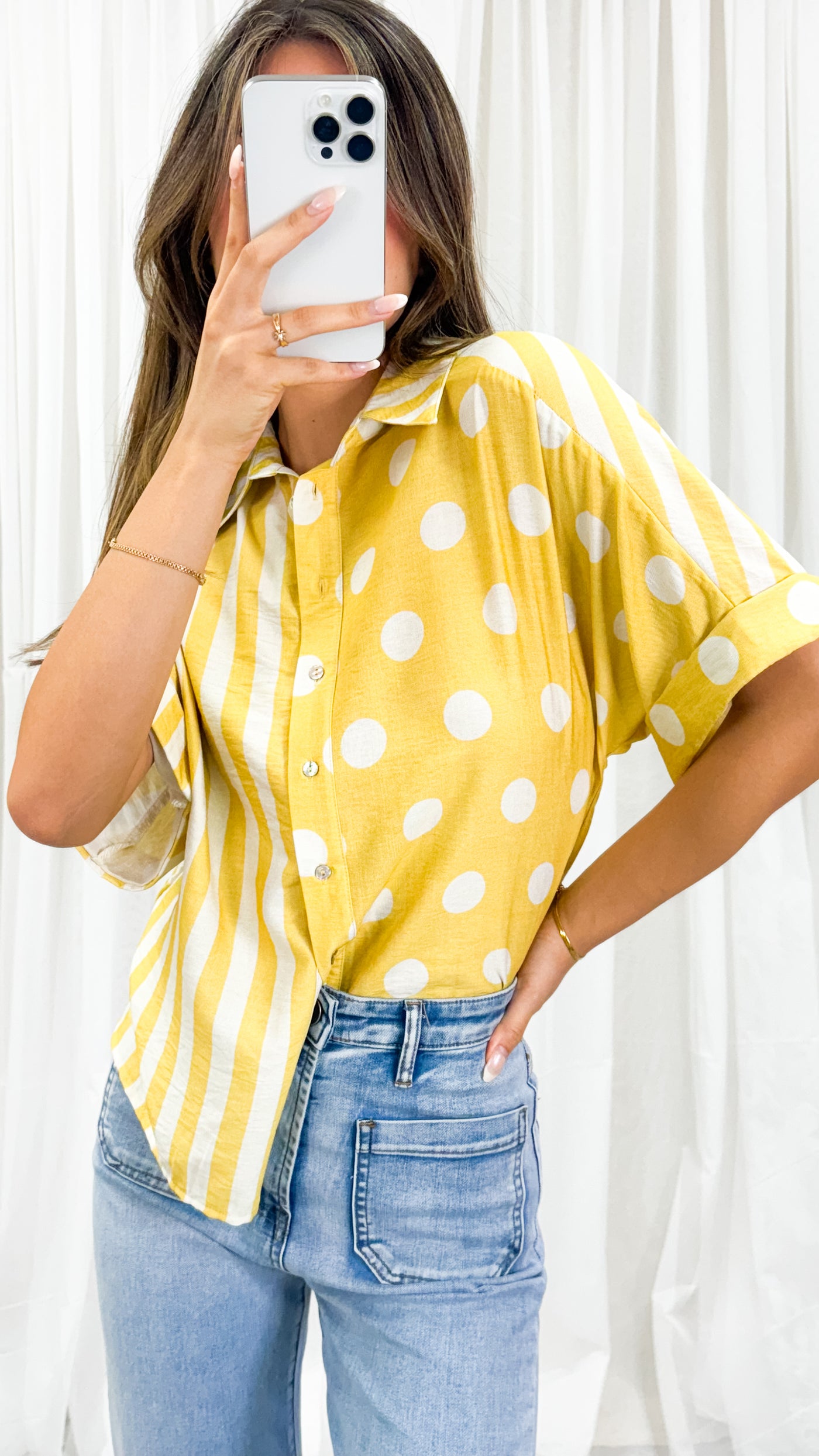 ANIA SHIRT - YELLOW