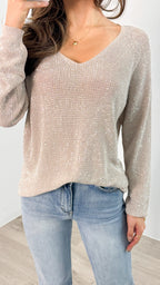 WHITNEY TOP - SILVER