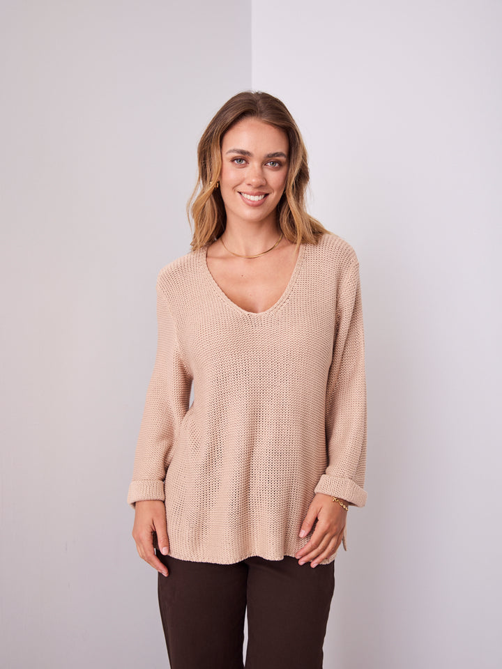 TIANA KNIT - MOCHA
