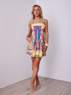 EL TROPICO MINI DRESS - MULTI