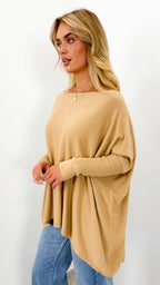 TESSA KNIT - CAMEL