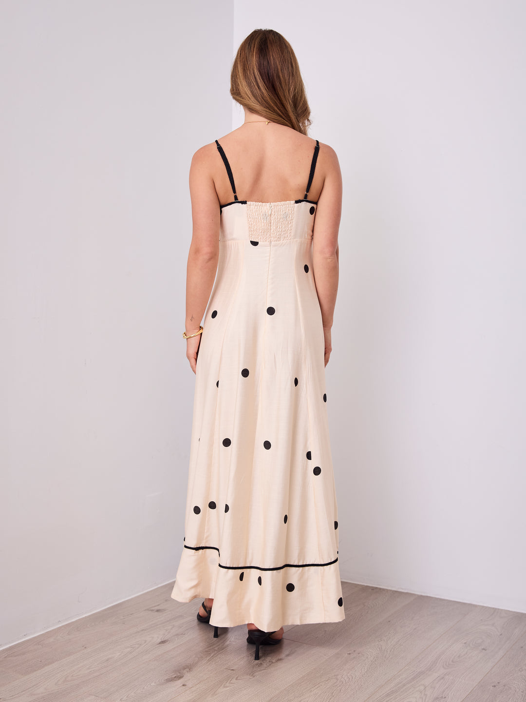 EVIE POKA MAXI - CREAM/BLACK