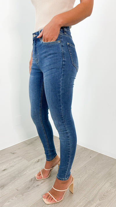 BAXTER SKINNY STRETCH JEAN - DENIM