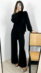 DELTA KNIT PANT - BLACK
