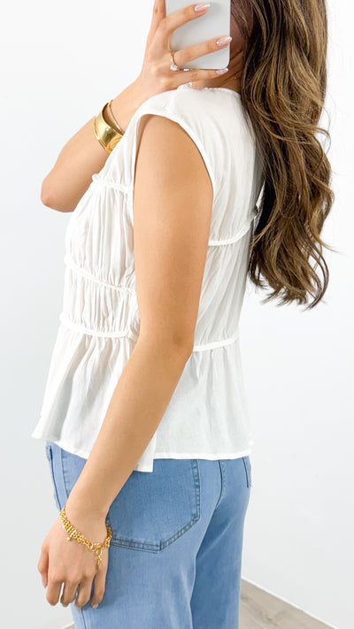 NAMMOS TOP - WHITE