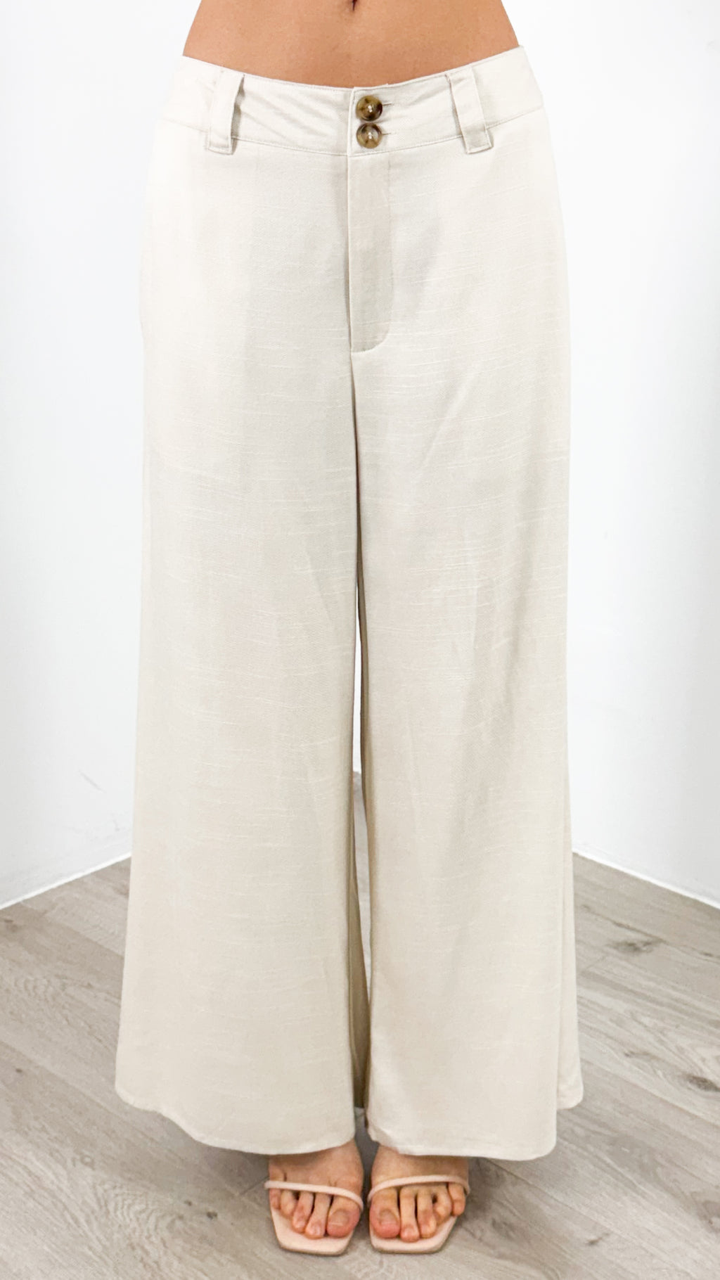 PALMER LINEN PANT - BEIGE