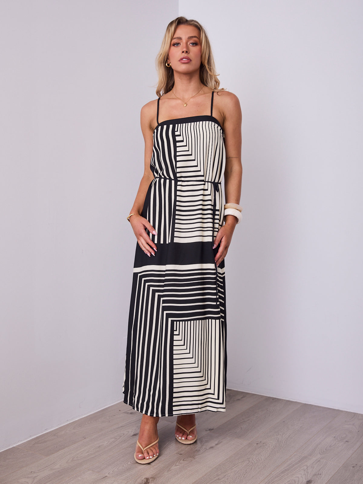 MORGAN DRESS - STRIPE
