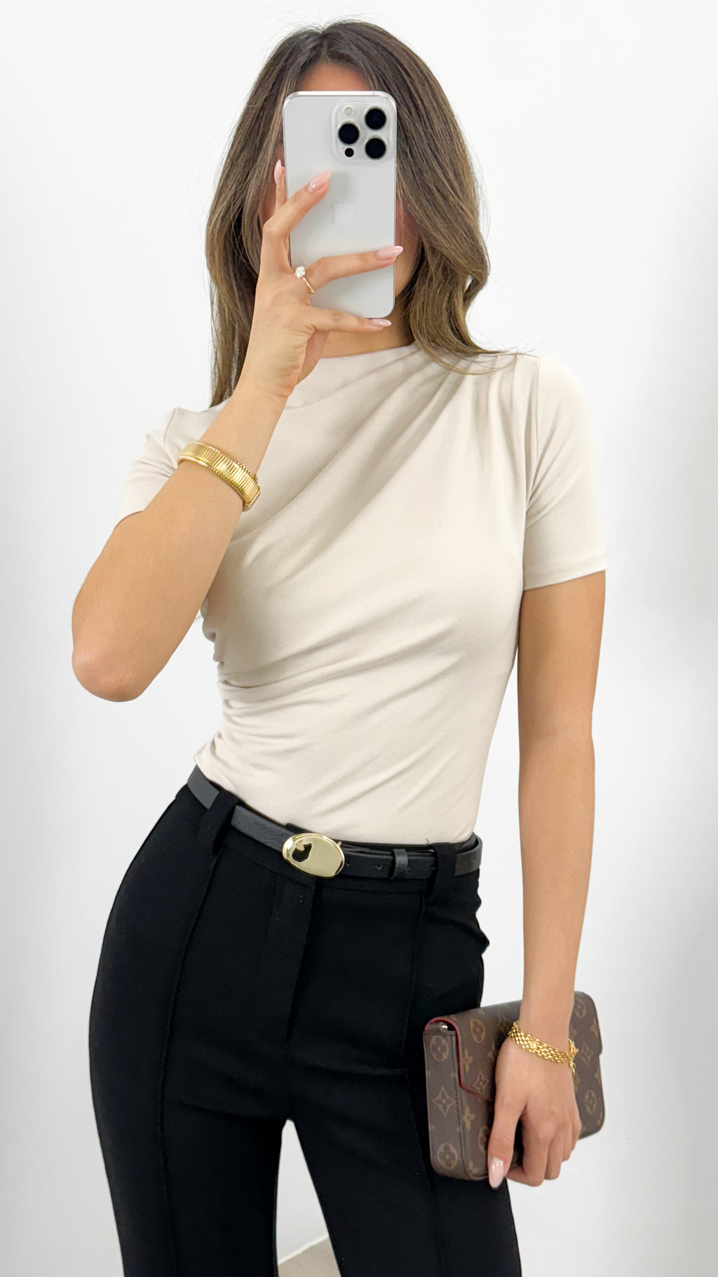 WESTIN TOP - NUDE