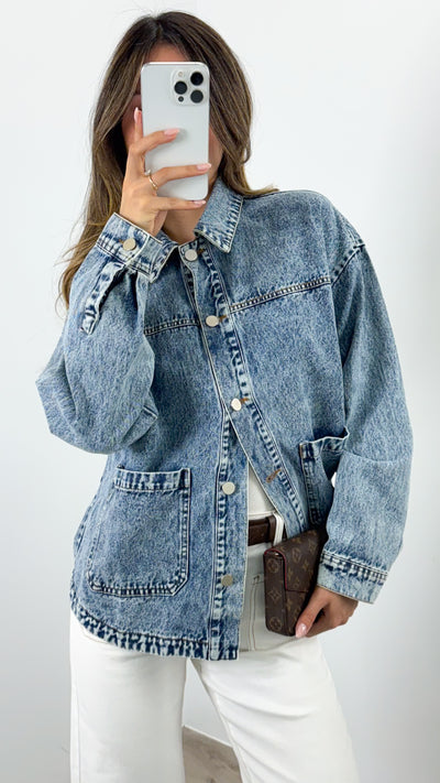 RAYS SHACKET - DENIM WASH