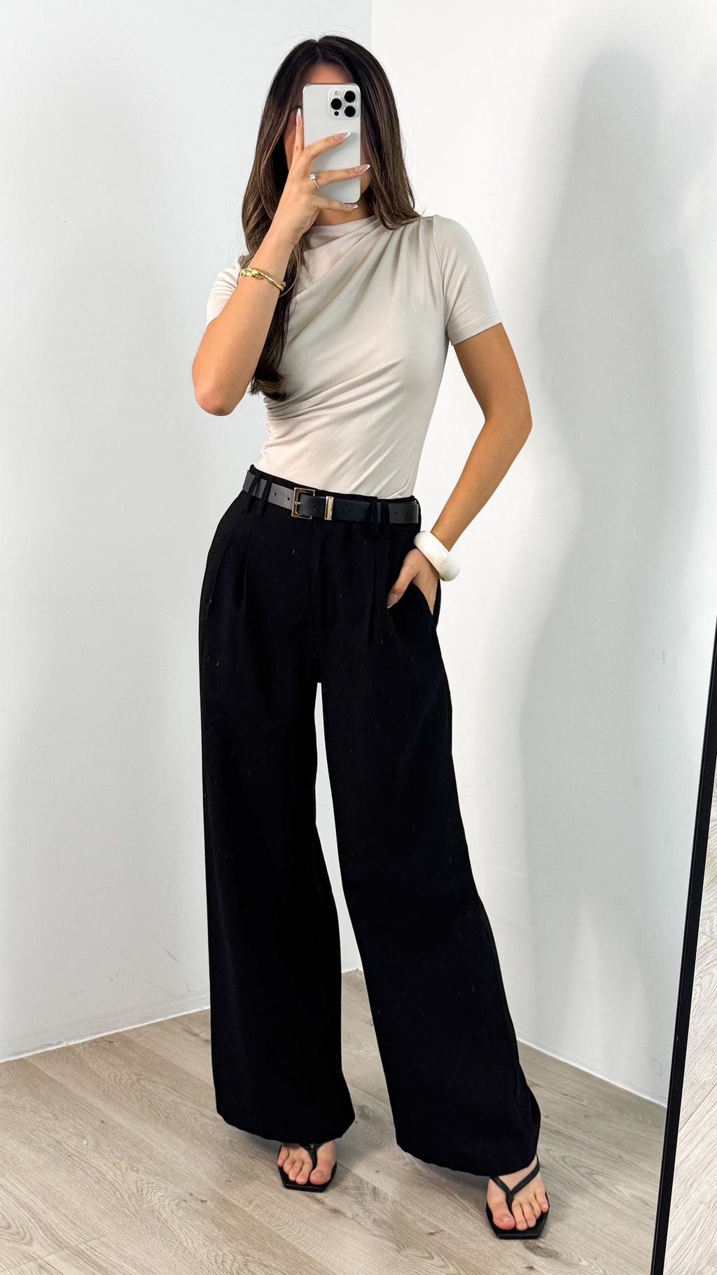 JOSEPH PANT - BLACK