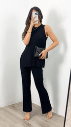 HYATT KNIT SET - BLACK