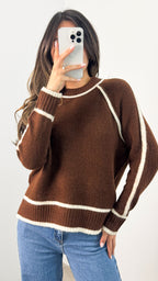 NAOMI KNIT - CHOCOLATE