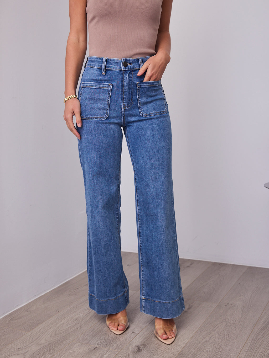 FITZROY JEAN - MEDIUM BLUE