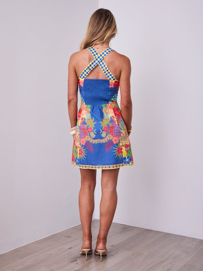 EL TROPICO MINI DRESS - MULTI