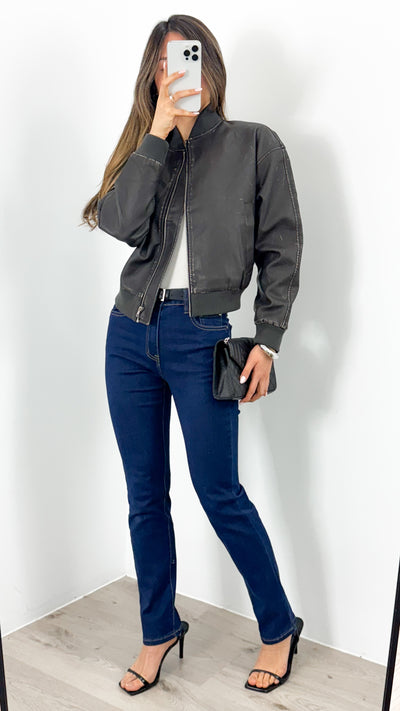 BRYSON JACKET - BLACK WASH