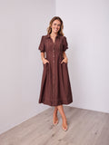 MARCIA DRESS - CHOCOLATE