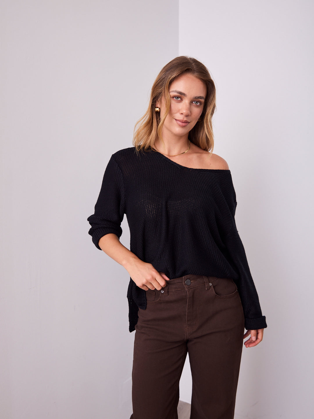 TIANA KNIT - BLACK