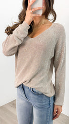 WHITNEY TOP - SILVER