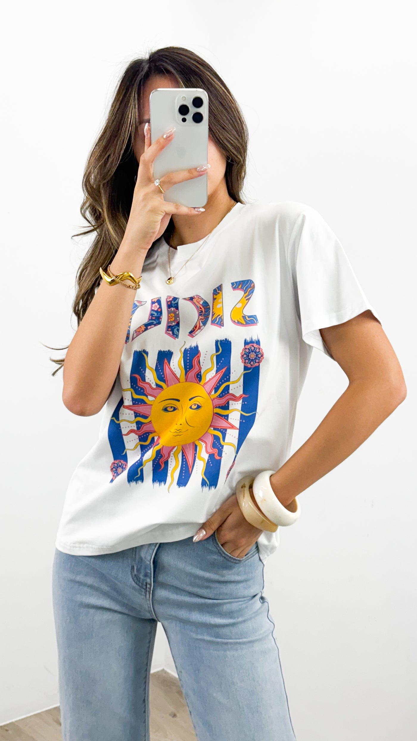 SUMMER SICILY TEE - WHITE