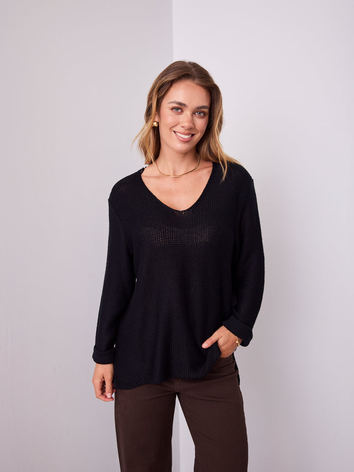 TIANA KNIT - BLACK