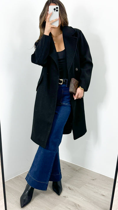 ARABELLA COAT - BLACK