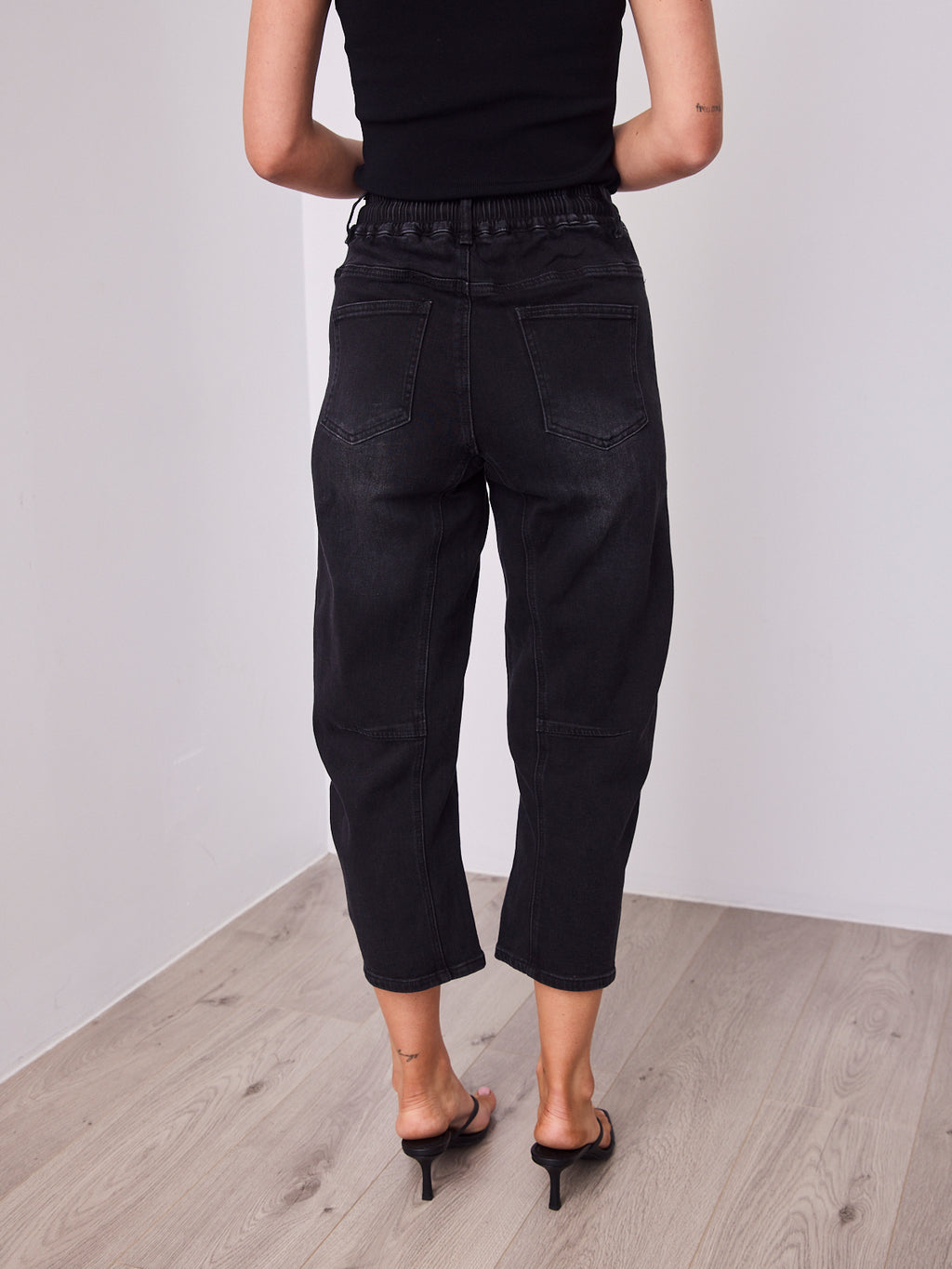 JASON BARREL JOGGERS - WASHED BLACK