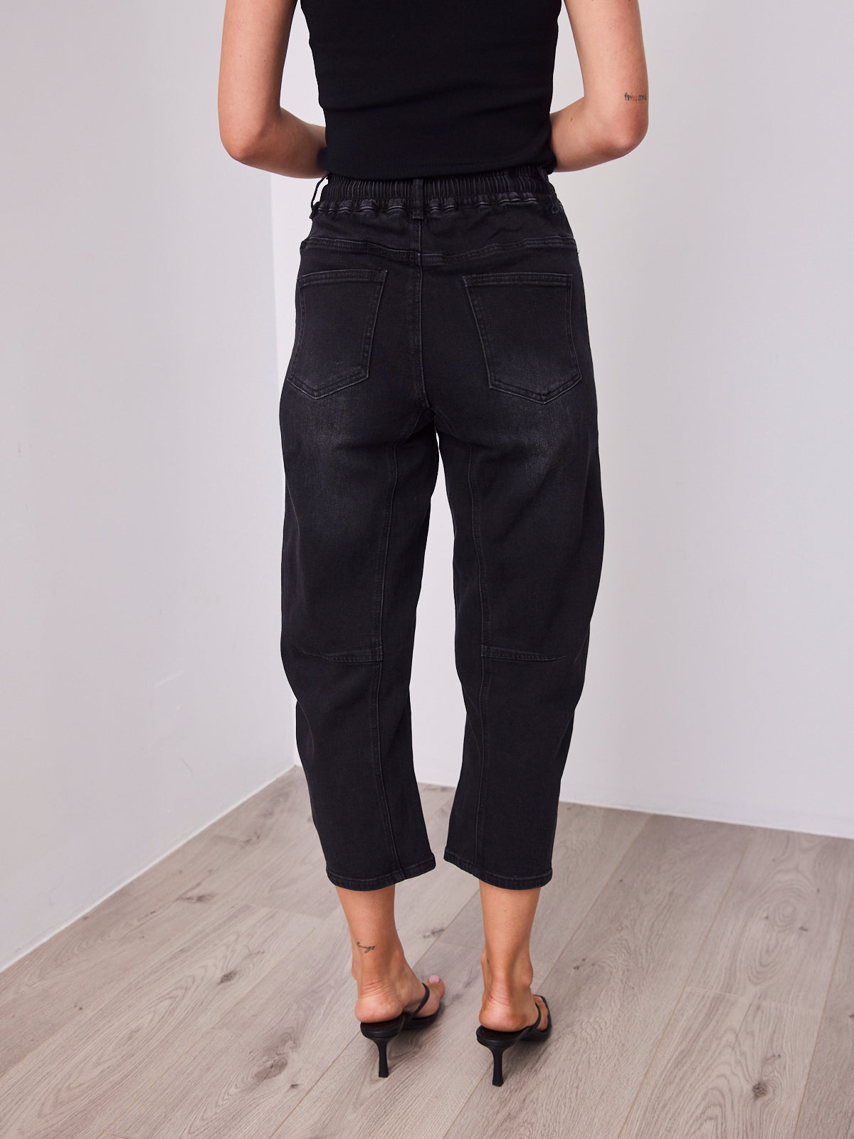 JASON BARREL JOGGERS - WASHED BLACK