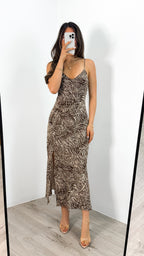 ZURI DRESS - ZEBRA PRINT
