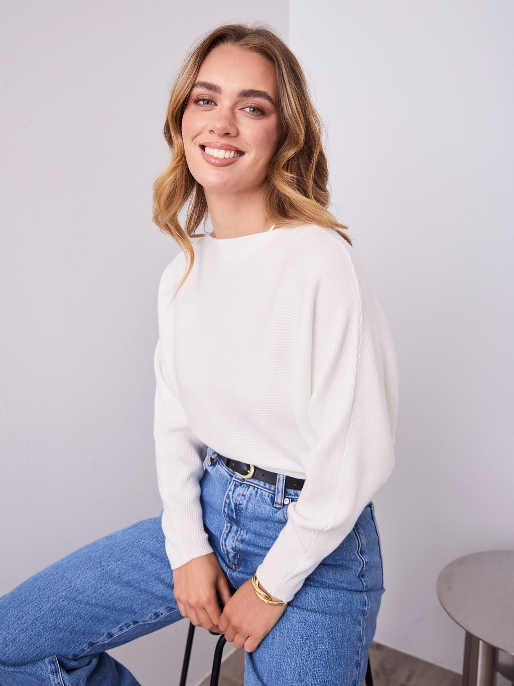 MONA KNIT - WHITE
