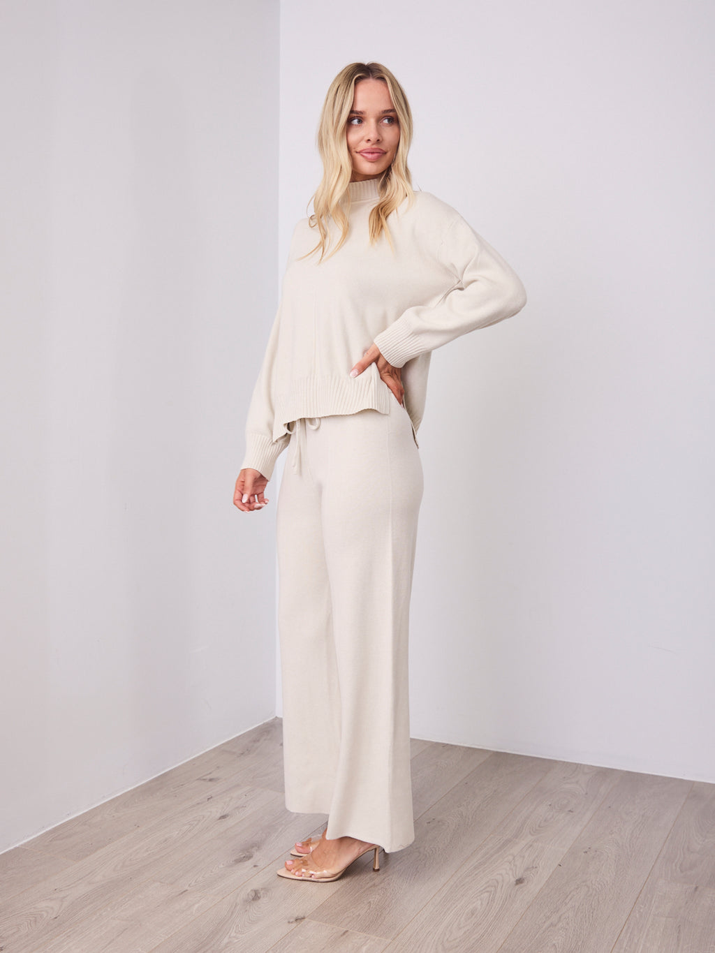 DELTA KNIT TOP - BONE