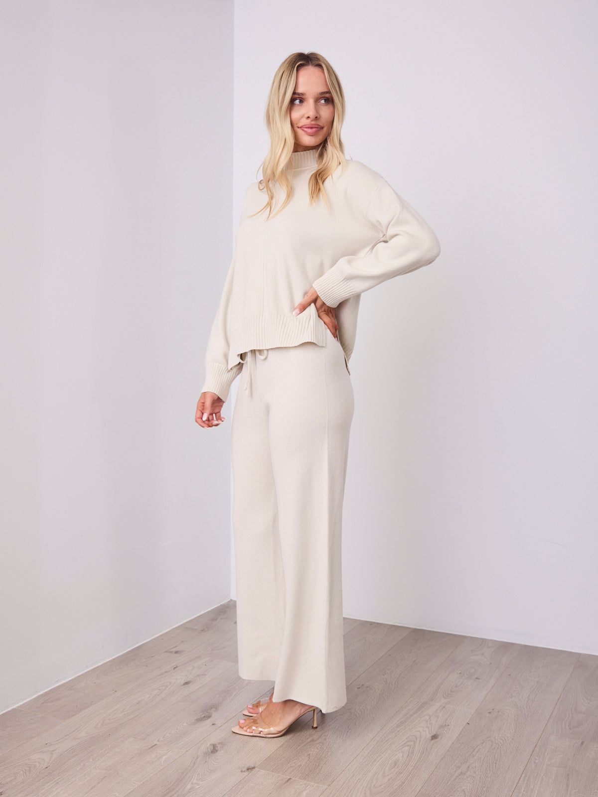 DELTA KNIT TOP - BONE