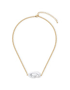 SEALA ORGANIC PEARL 18K GOLD PLATED CHOKER - GOLD
