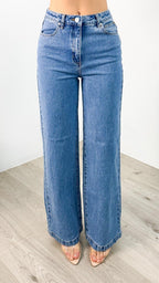 'ABRAND' 94 HIGH & WIDE DEBBIE - DENIM