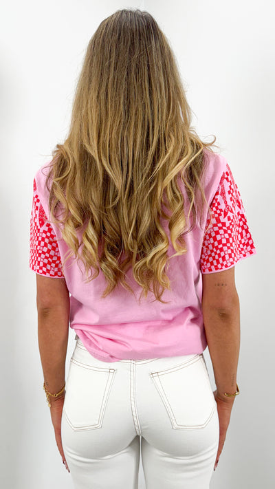 ON THE COAST TEE - PINK