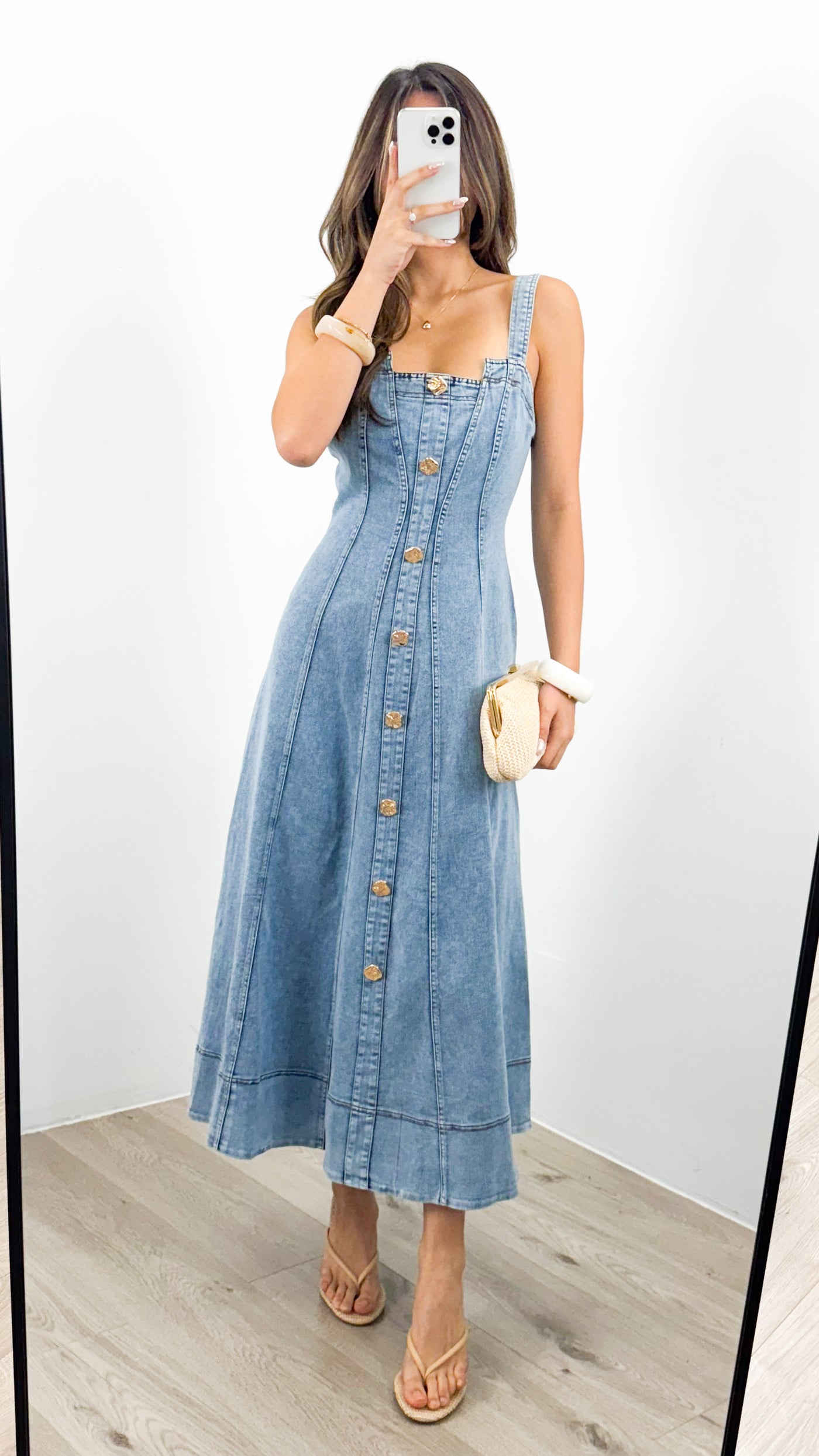 MAVEN DRESS - DENIM