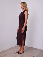 PIA DRESS - CHOCOLATE