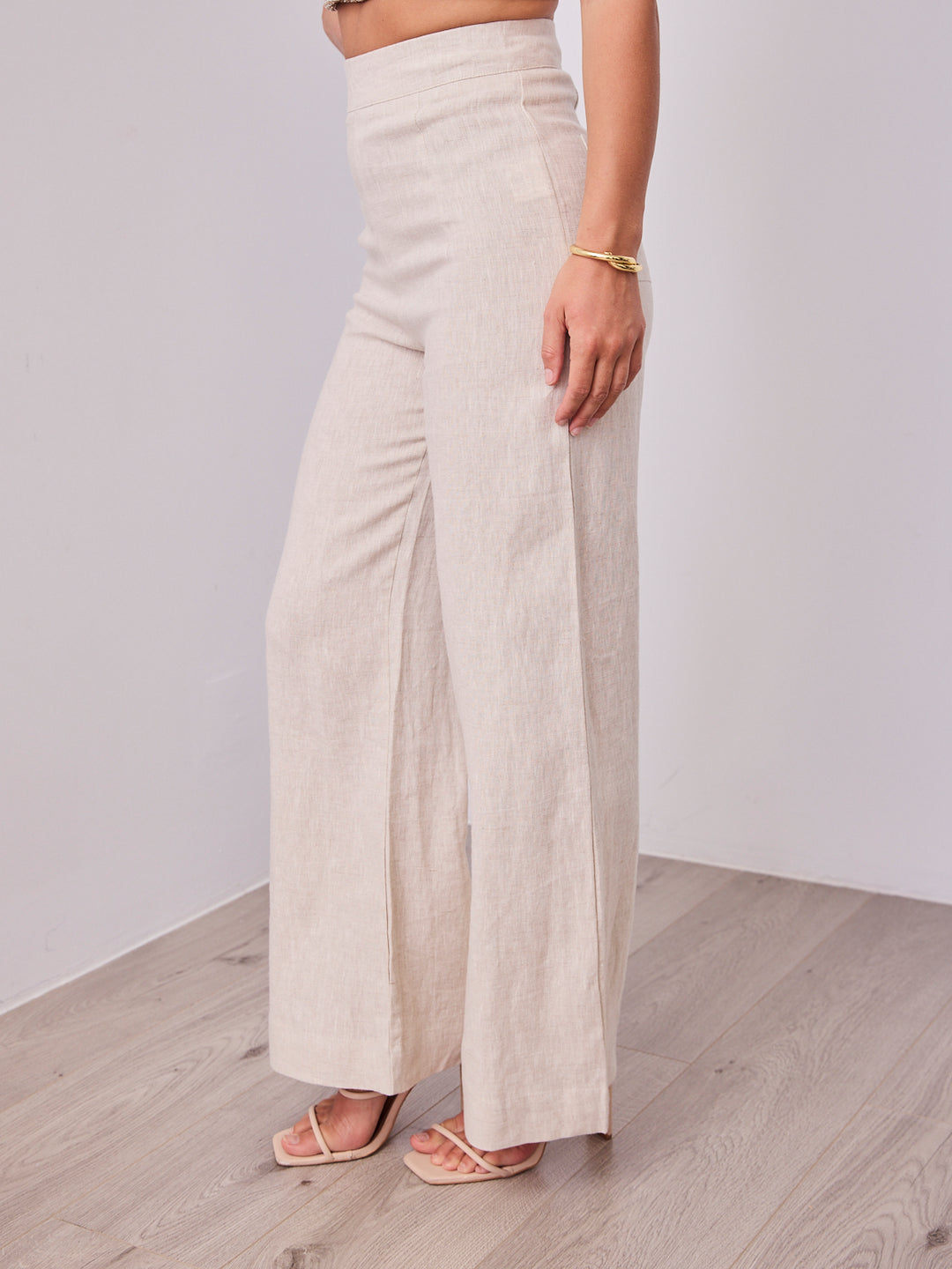 HANNAH LINEN PANT - OATMEAL