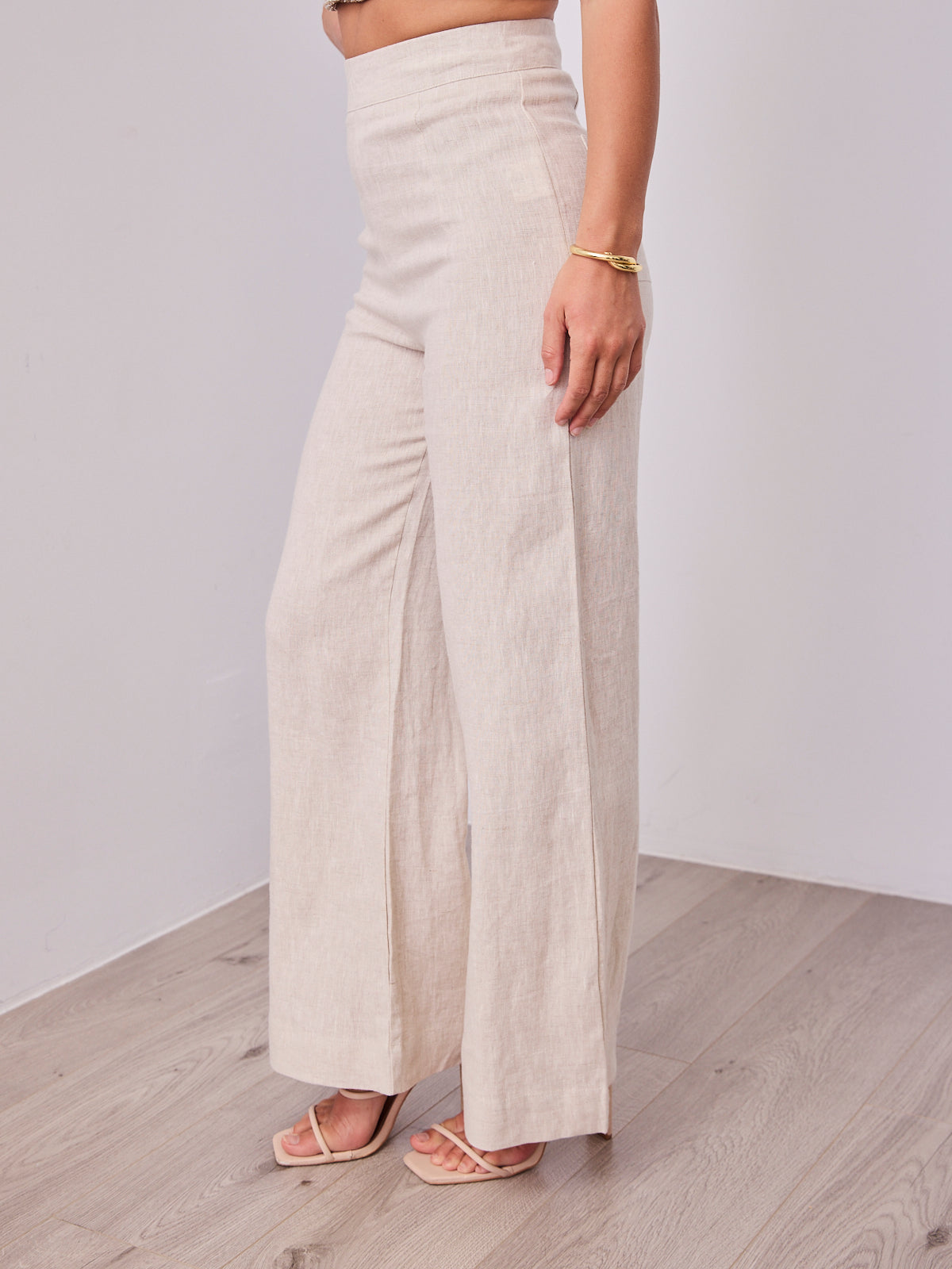 HANNAH LINEN PANT - OATMEAL