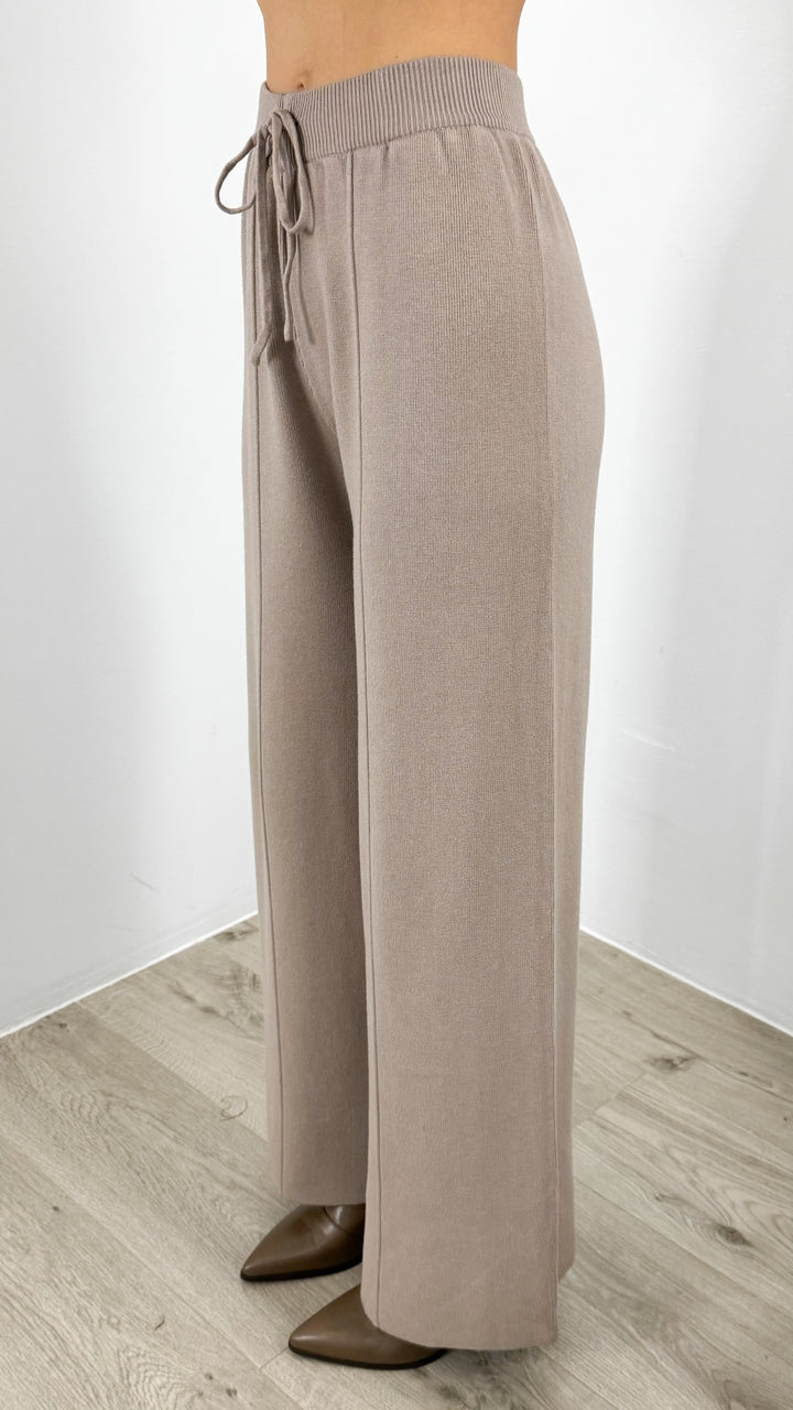 DELTA KNIT PANT - MUSHROOM