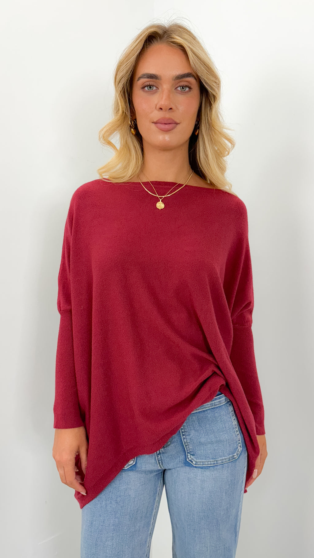 TESSA KNIT - WINE