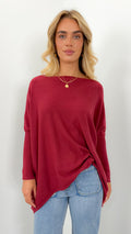 TESSA KNIT - WINE