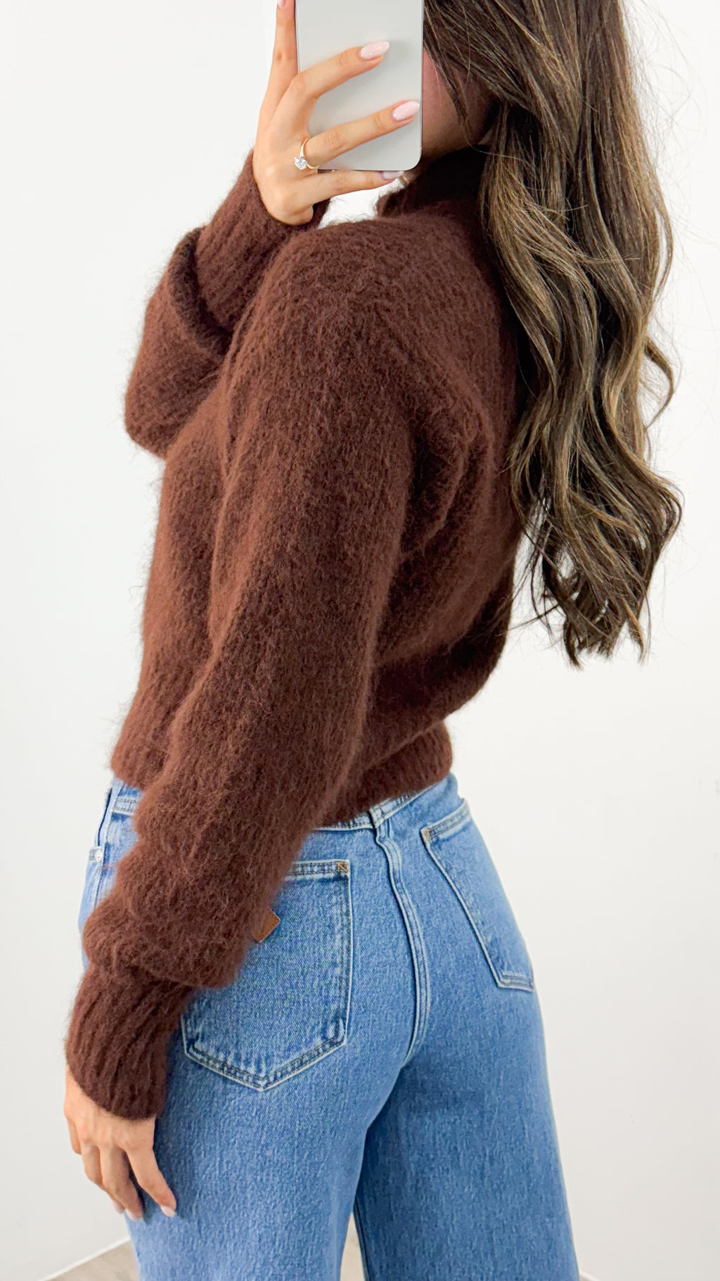 NOAH ZIP KNIT - CHOCOLATE