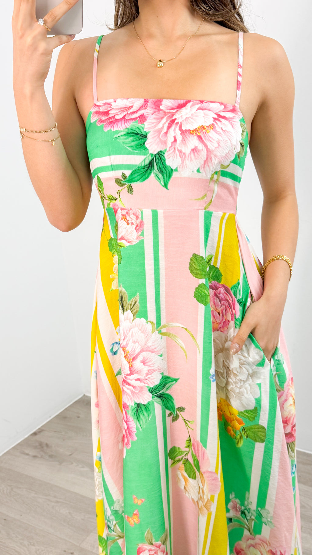 MIYAH MAXI DRESS - MULTI