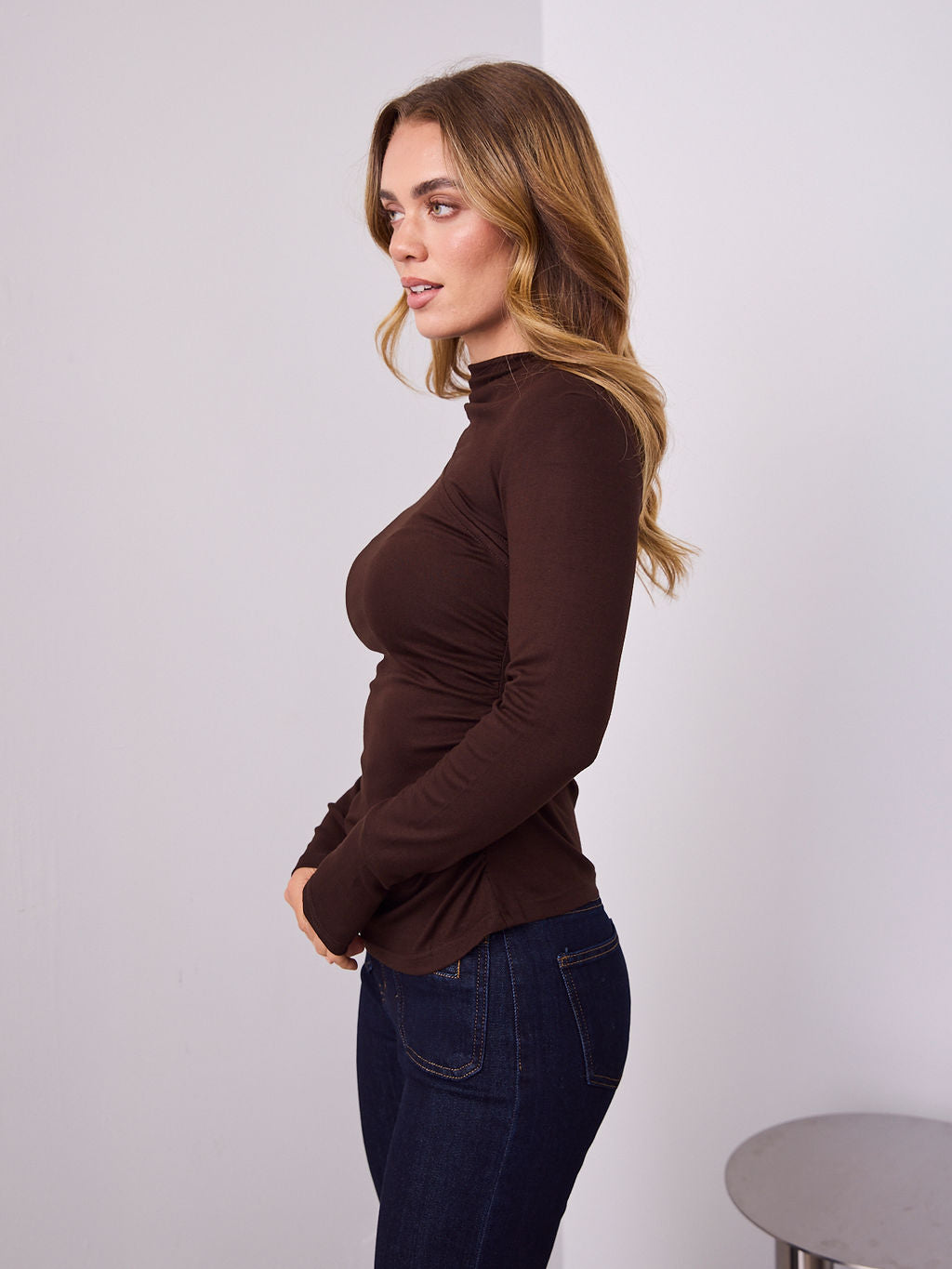 ALEXA TOP - CHOCOLATE